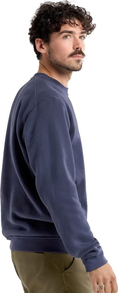Emblem Fleece Crew - Mens - black sapphire 1