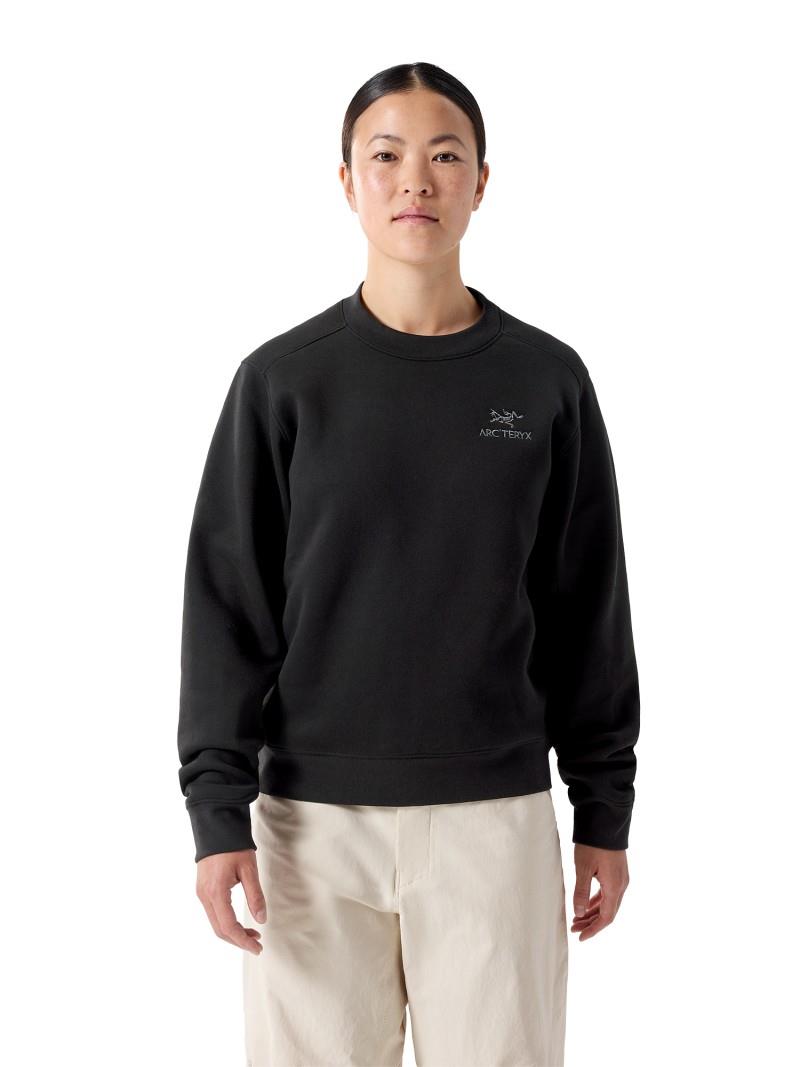 Emblem Fleece Crew - Womens - black 1