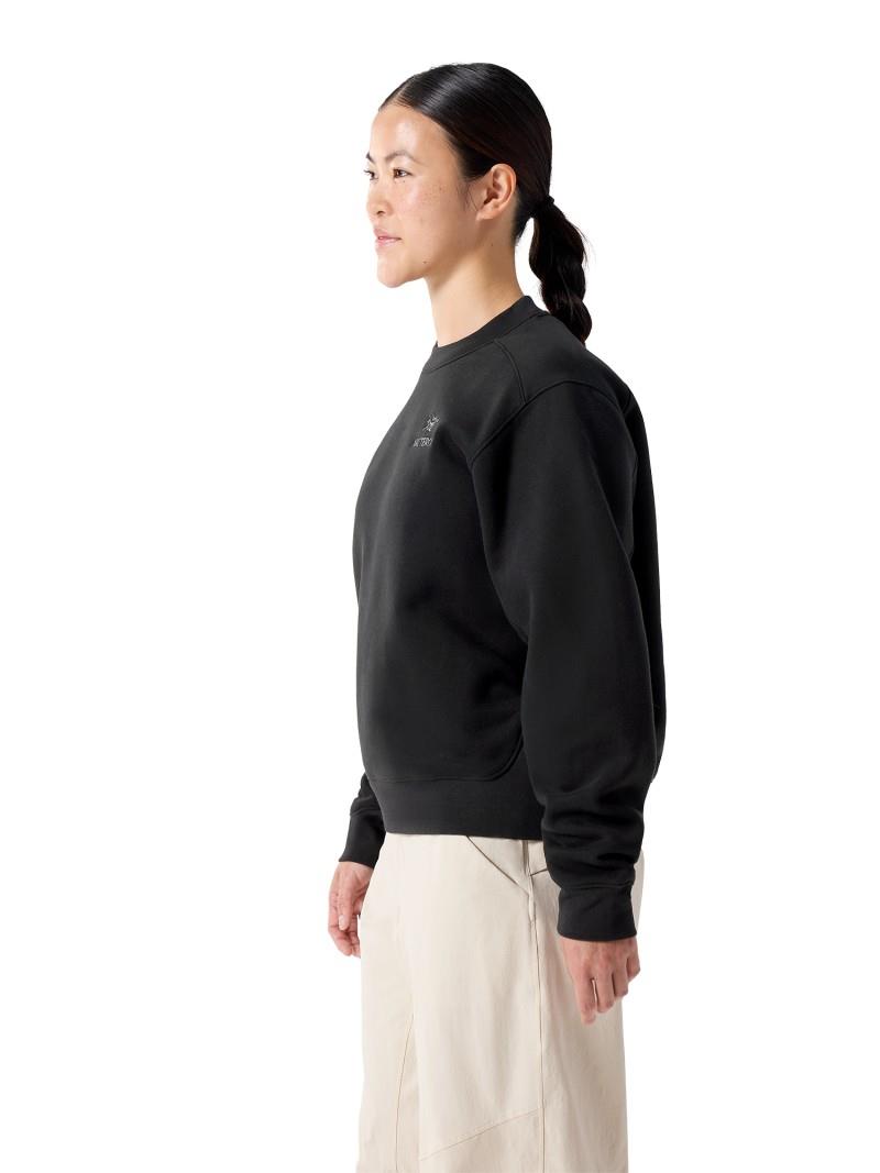Emblem Fleece Crew - Womens - black 1