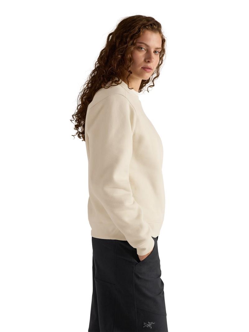 Emblem Fleece Crew - Womens - sea salt 1