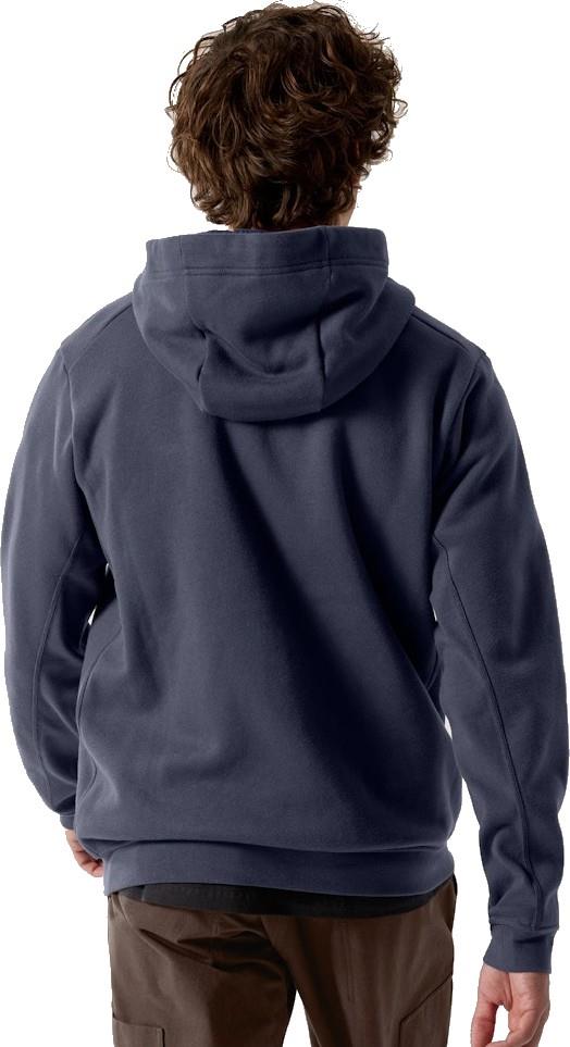 Emblem Fleece Full Zip Hoody - Mens - black sapphire 1