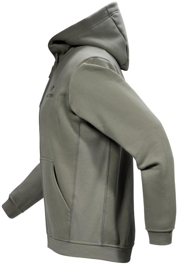 Emblem Fleece Full Zip Hoody - Mens - forage 1
