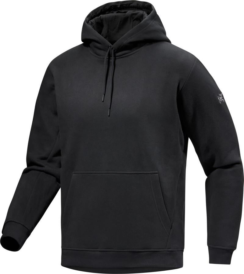 Emblem Fleece Hoody - Mens - black 1
