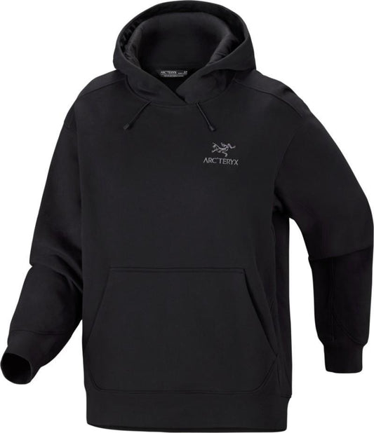 Emblem Fleece Hoody - Womens - black 1