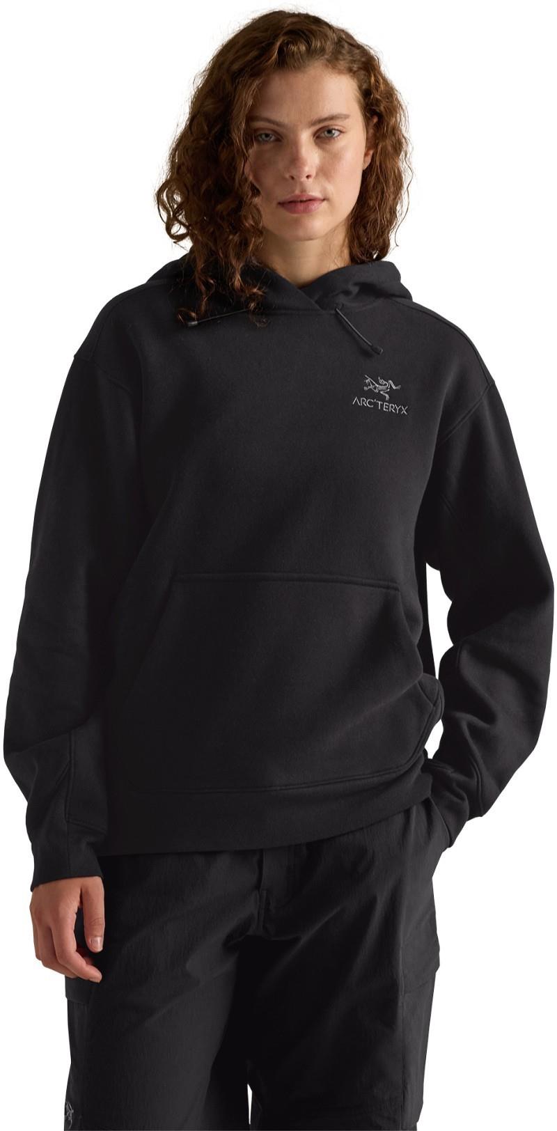 Emblem Fleece Hoody - Womens - black 1