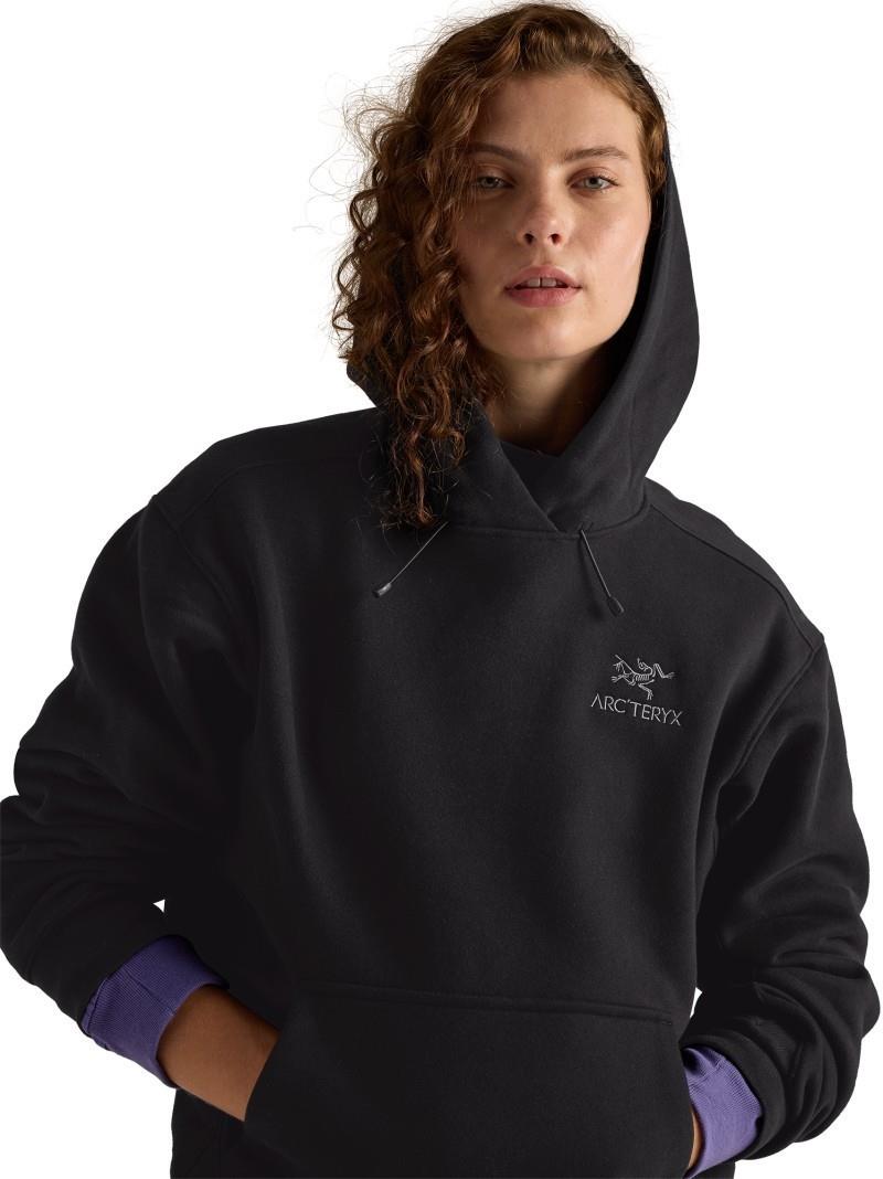 Emblem Fleece Hoody - Womens - black 1