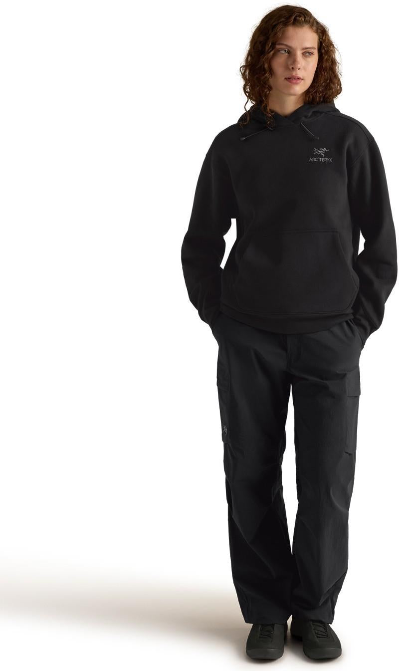 Emblem Fleece Hoody - Womens - black 1