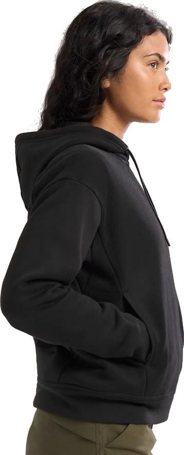 Emblem Fleece Hoody - Womens - black 1