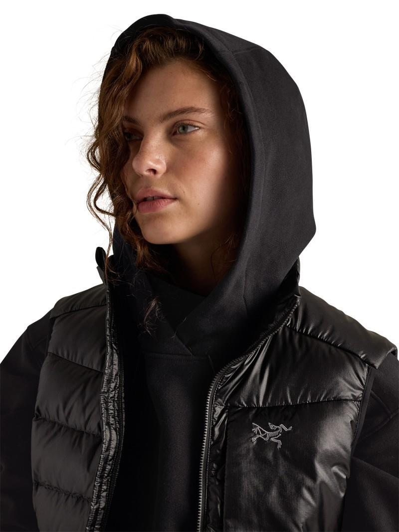 Emblem Fleece Hoody - Womens - black 1