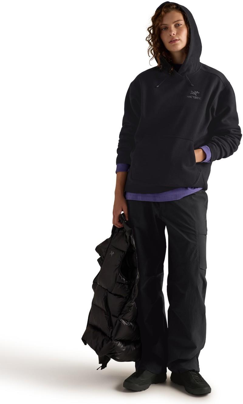 Emblem Fleece Hoody - Womens - black 1