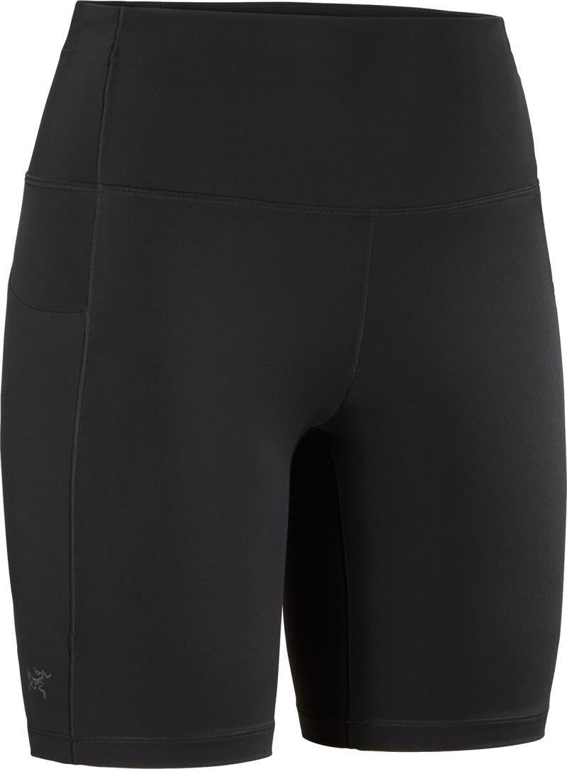 Essent High-Rise Shorts, 8" Inseam - Womens - Black 1