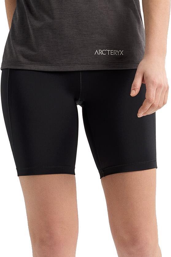 Essent High-Rise Shorts, 8" Inseam - Womens - Black 2