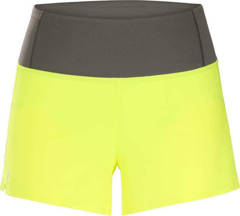 Essent Run High-Rise Shorts, 3.5" Inseam - Womens - Sprint / Forage 1
