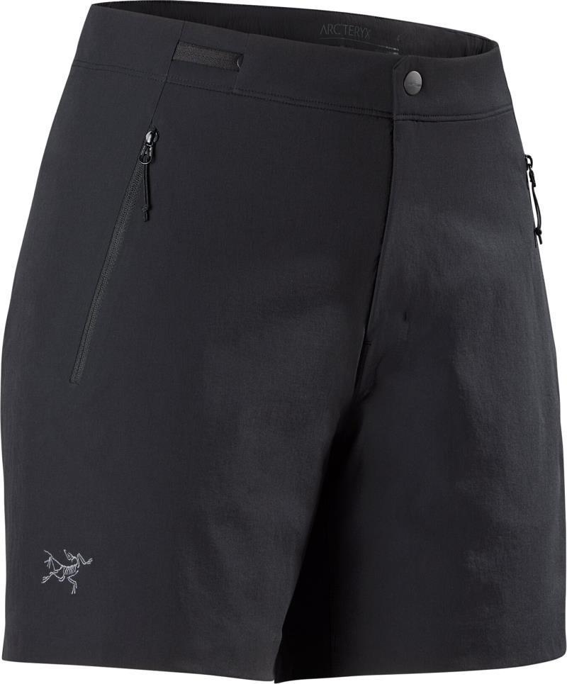 Gamma Shorts, 6" Inseam - Womens - Black 1