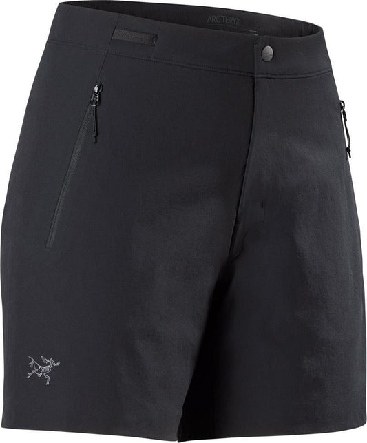 Gamma Shorts, 6" Inseam - Womens - Black 1