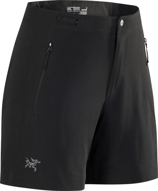 Gamma Shorts, 6" Inseam - Womens - black 1