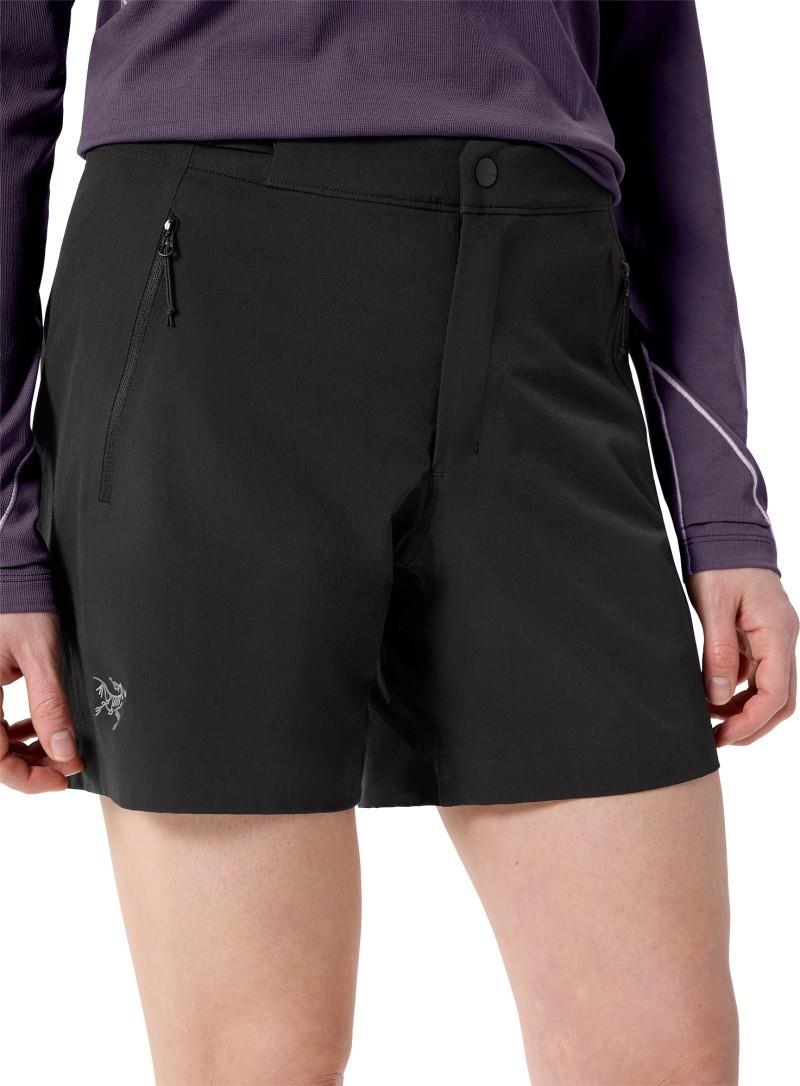 Gamma Shorts, 6" Inseam - Womens - black 1