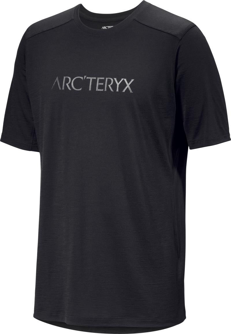 Ionia Merino Wool ArcWord Logo SS - Mens - Black 1