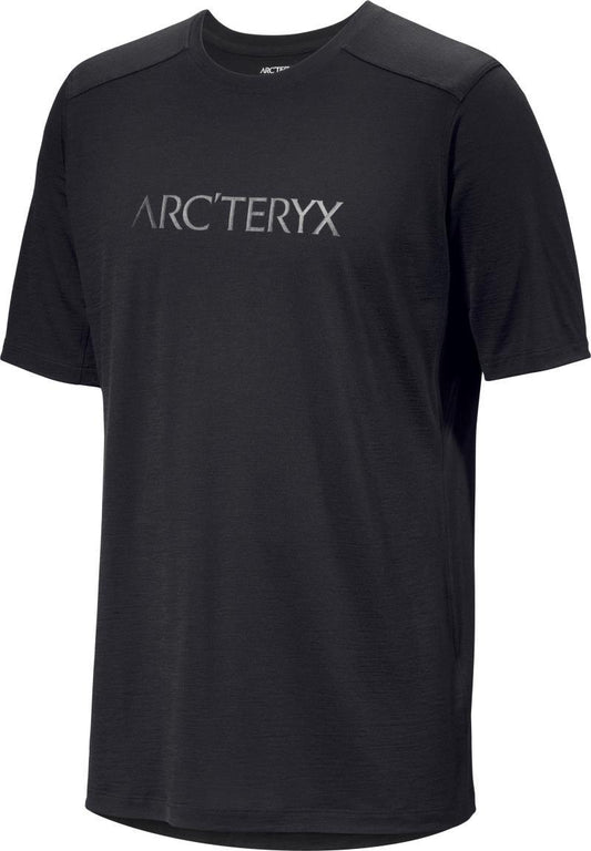 Ionia Merino Wool ArcWord Logo SS - Mens - Black 1