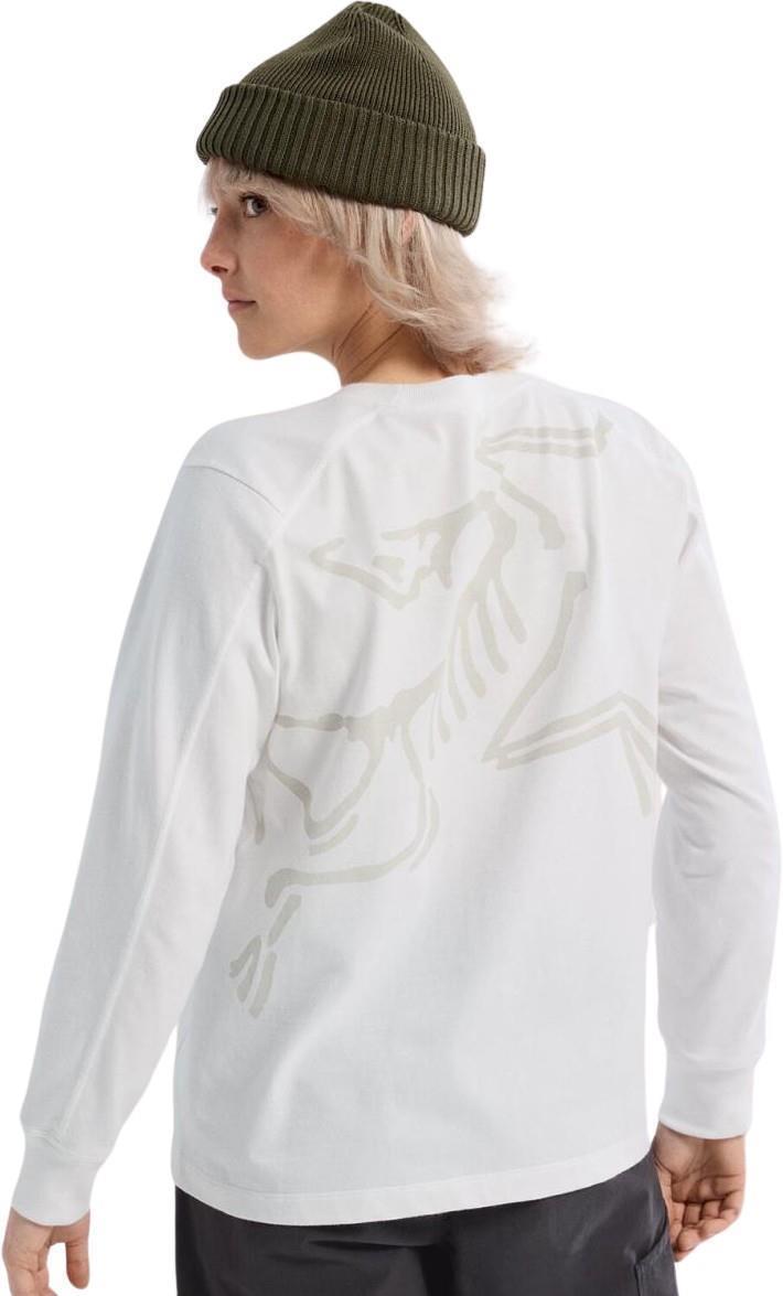 Kragg Cotton Bird Crew LS - Womens - White Light / White 3