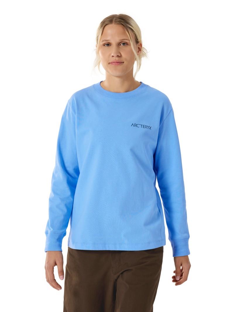 Kragg Cotton Bird Crew LS - Womens - glacial / nightscape 1