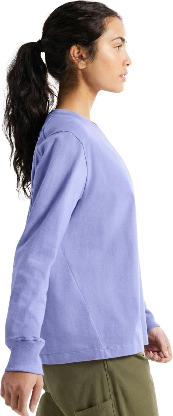 Kragg Cotton Bird Crew LS - Womens - moonstone / electra 1