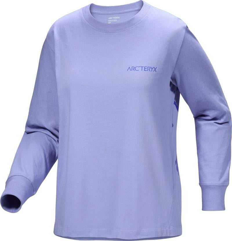 Kragg Cotton Bird Crew LS - Womens - moonstone / electra 1