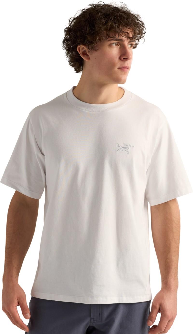 Kragg Cotton Emblem Crew SS - Mens - white light 1