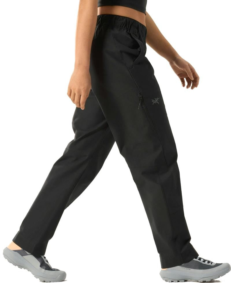 Kragg Cotton Pants, Reg - Womens - black 1