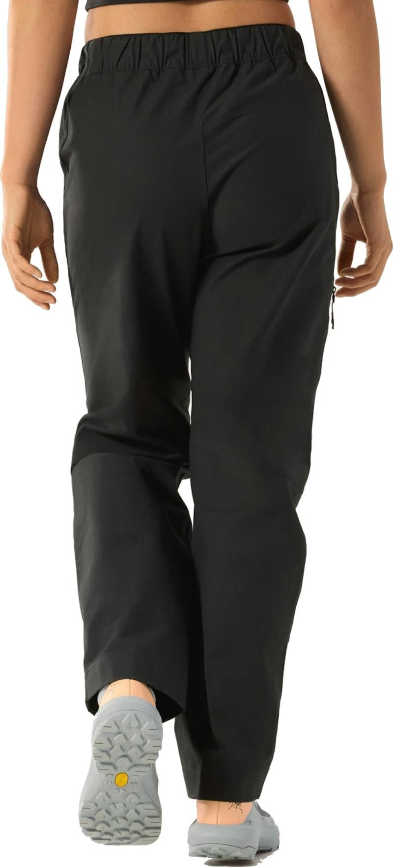 Kragg Cotton Pants, Reg - Womens - black 1