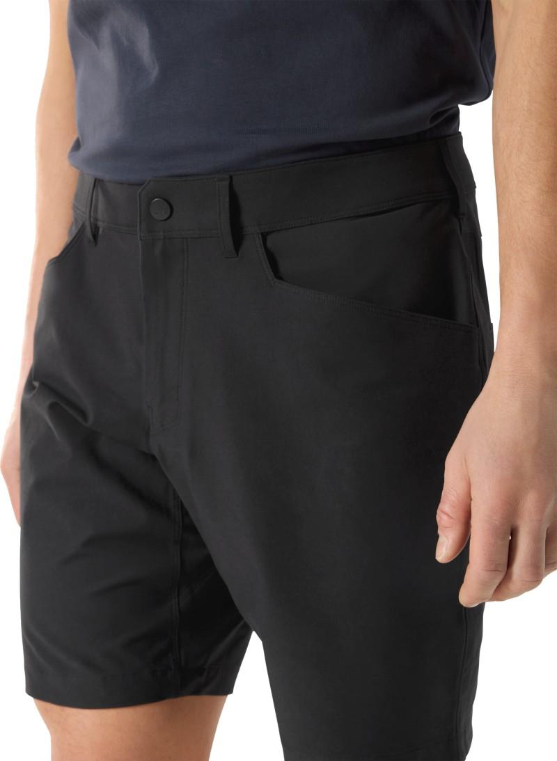 Kragg Cotton Shorts, 9" Inseam - Mens - black 1