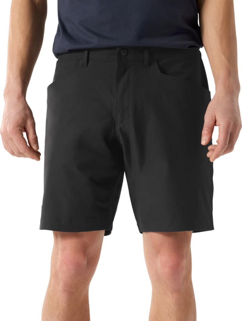 Kragg Cotton Shorts, 9" Inseam - Mens - black 1