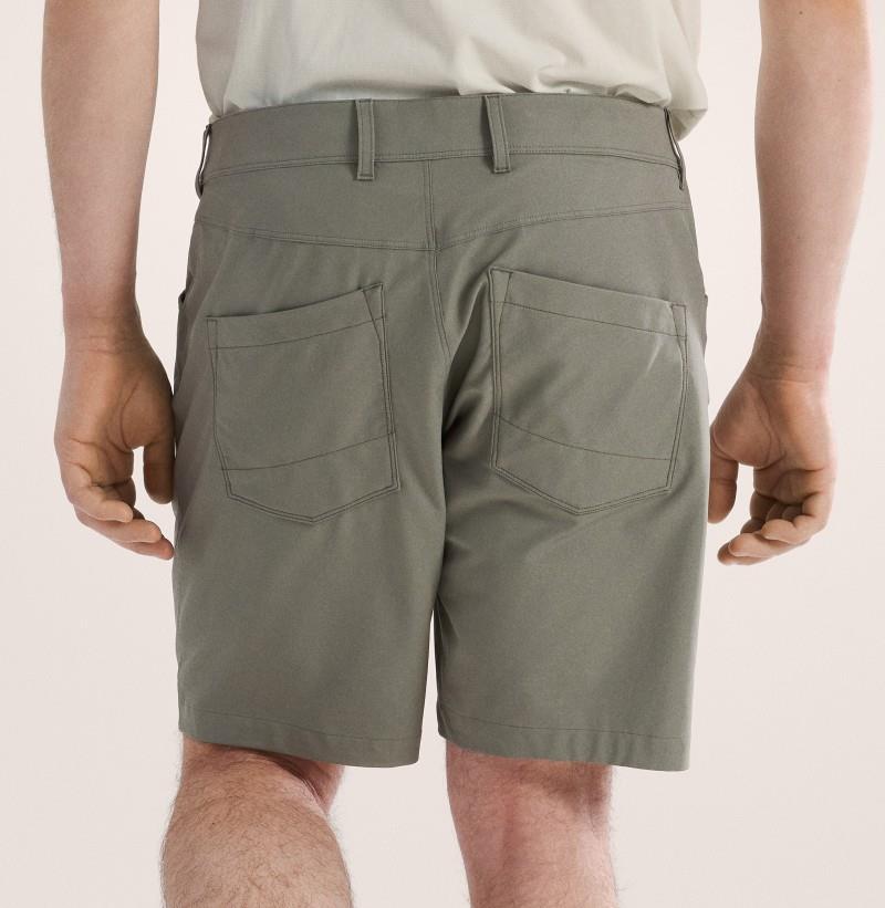 Kragg Cotton Shorts, 9" Inseam - Mens - forage 1