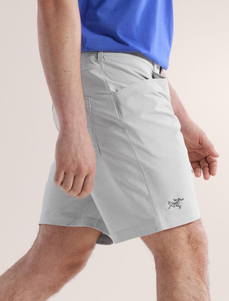 Kragg Cotton Shorts, 9" Inseam - Mens - solitude 1