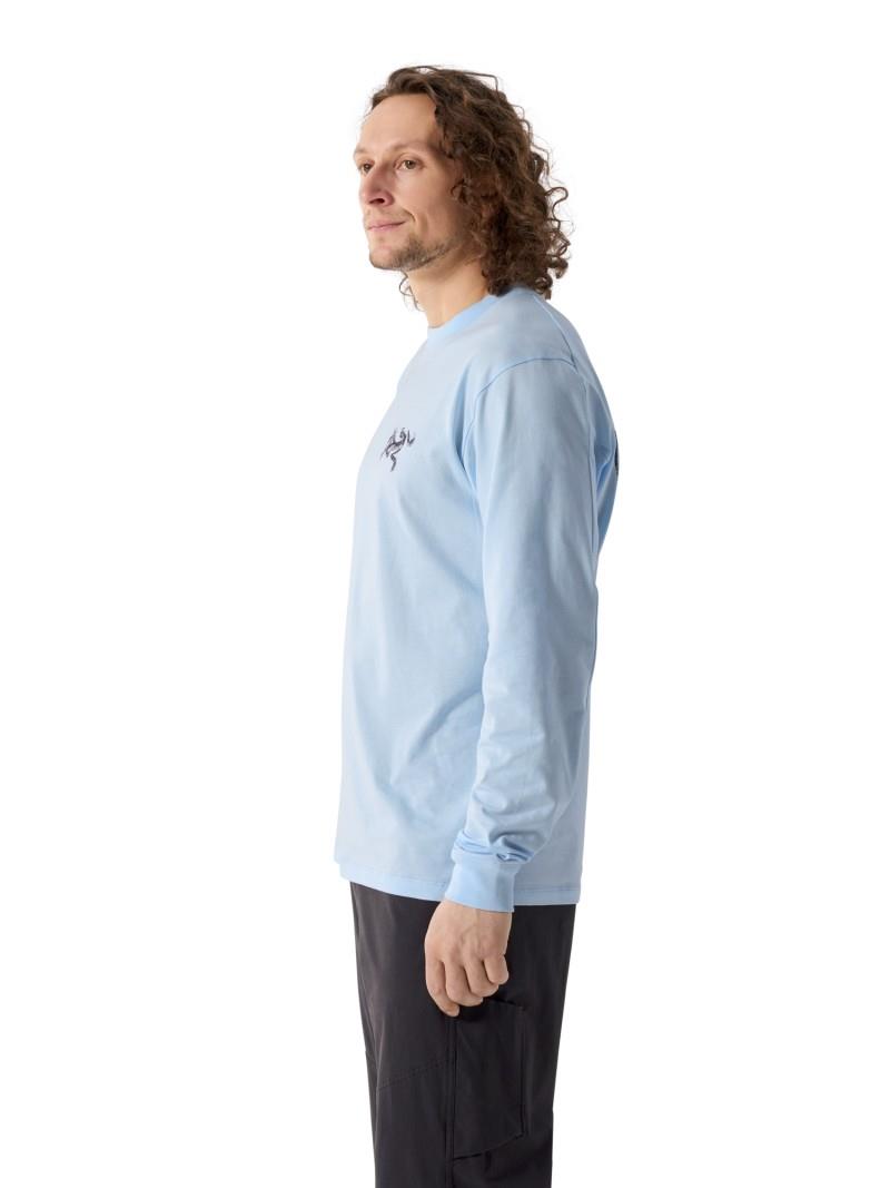 Kragg SL Cotton Bird Tile LS - Mens - alpine blue / moondrop 1