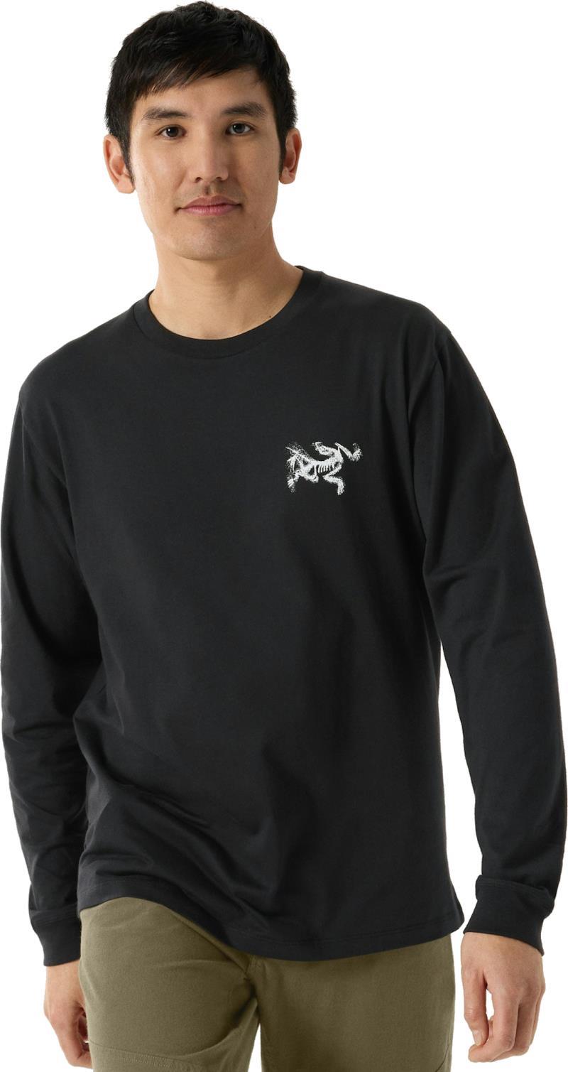 Kragg SL Cotton Bird Tile LS - Mens - black / arctic silk 1
