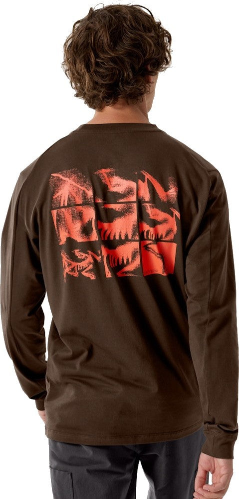 Kragg SL Cotton Bird Tile LS - Mens - carob / dynasty 1