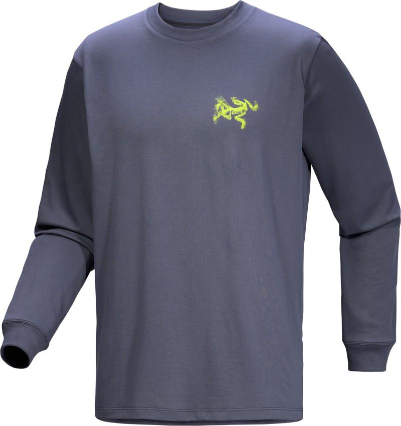 Kragg SL Cotton Bird Tile LS - Mens - dark stratus / euphoria 1
