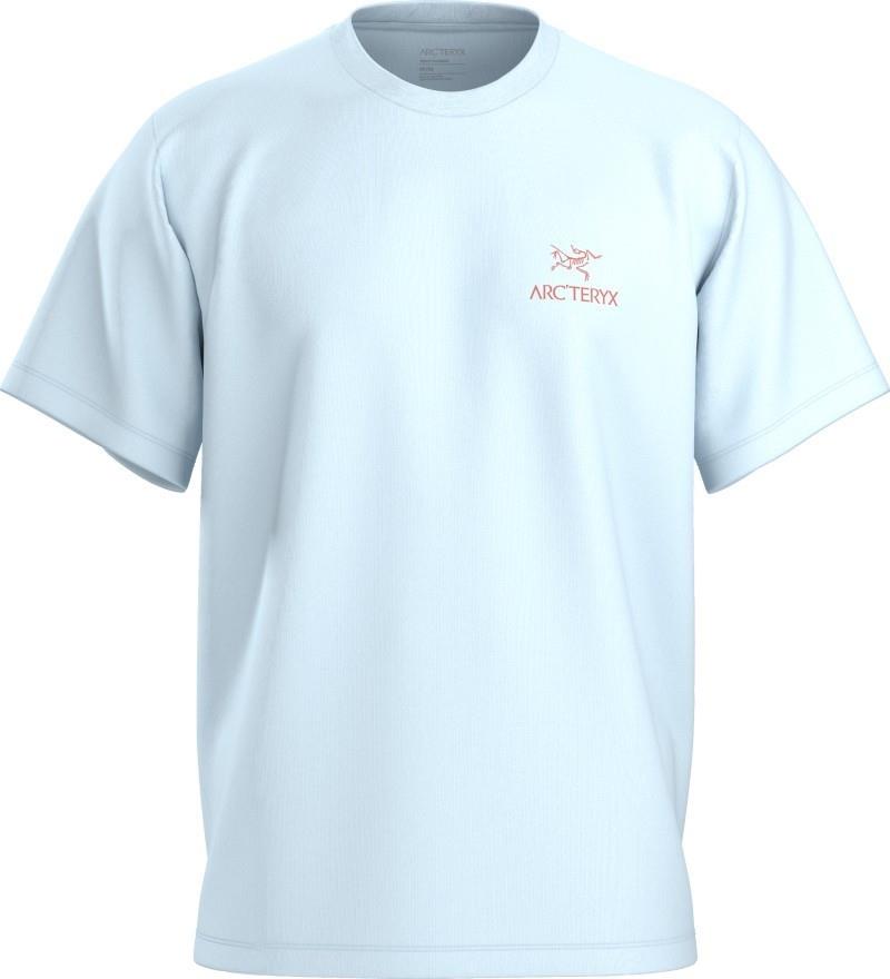 Kragg SL Cotton Bird Word SS - Mens - alpine blue / stone red 1