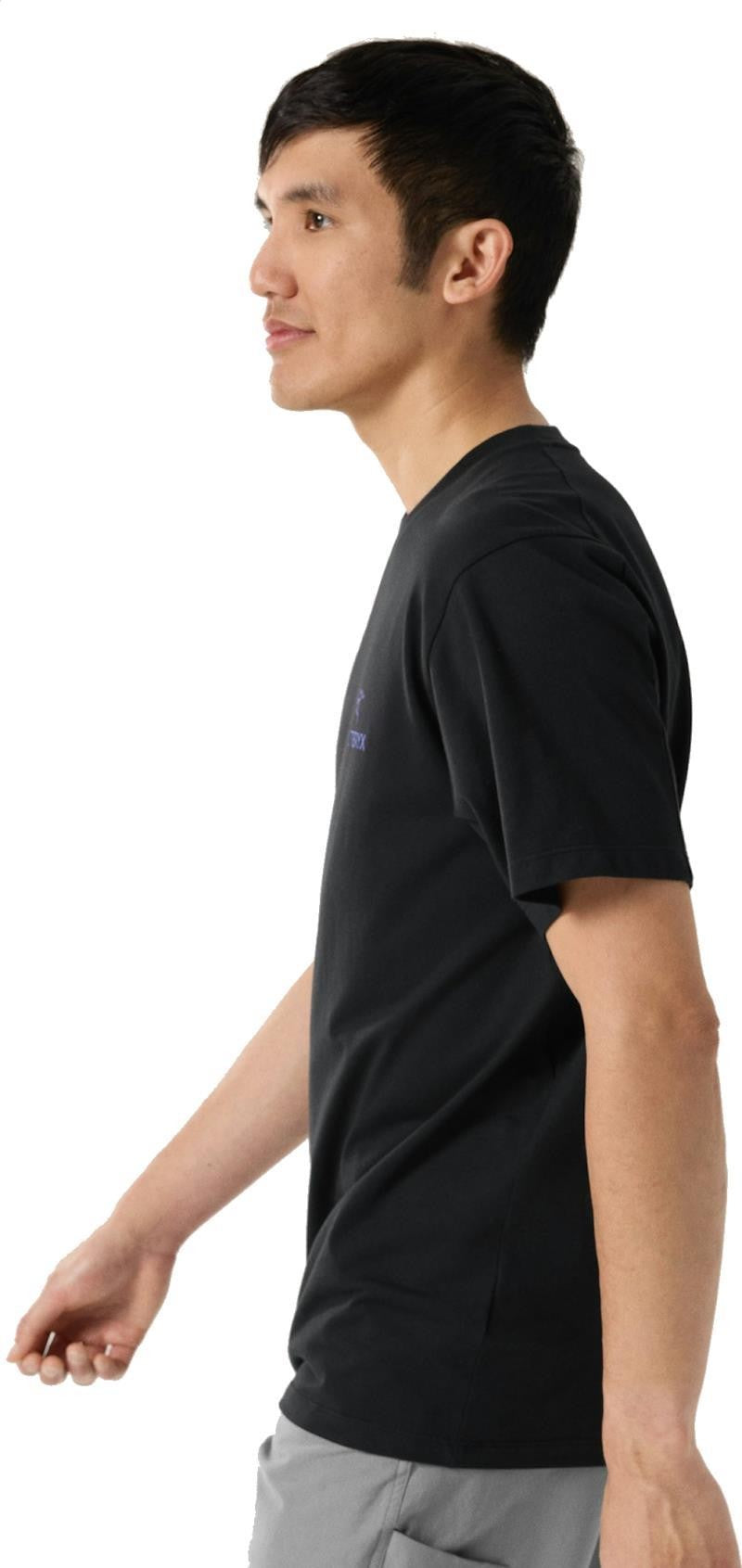 Kragg SL Cotton Bird Word SS - Mens - black / electra 1