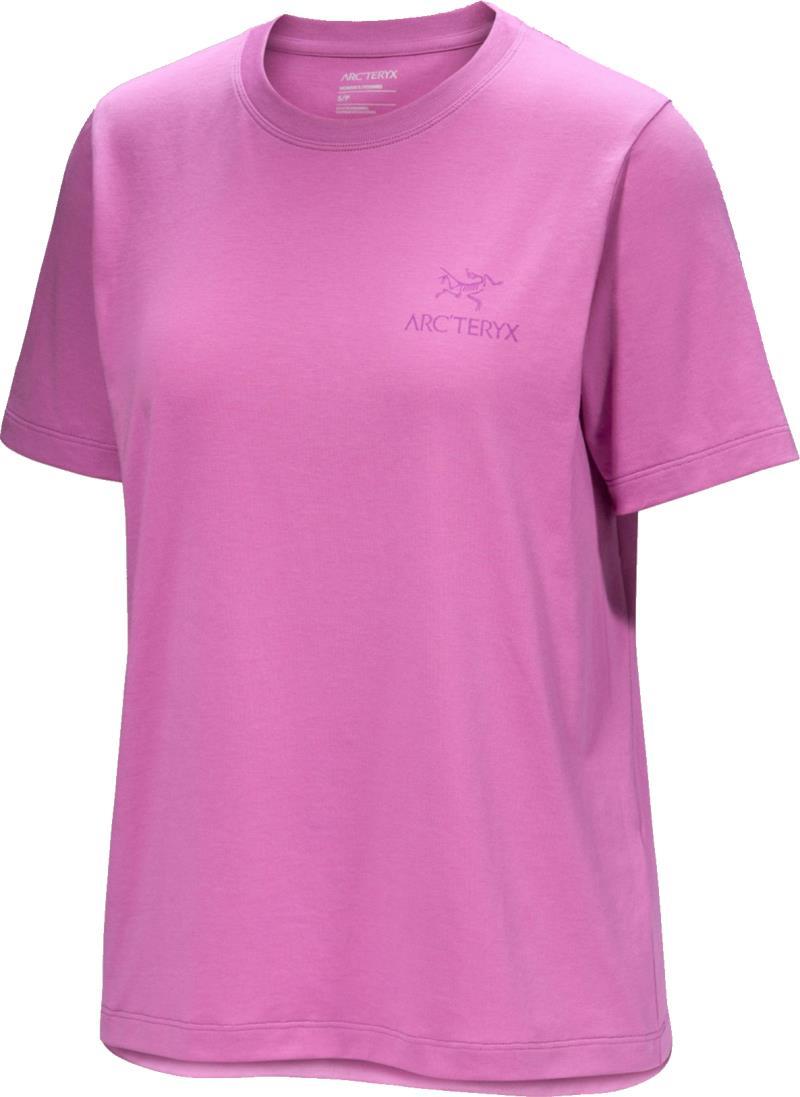 Kragg SL Cotton Emblem Crew SS - Womens - alpenglow 1