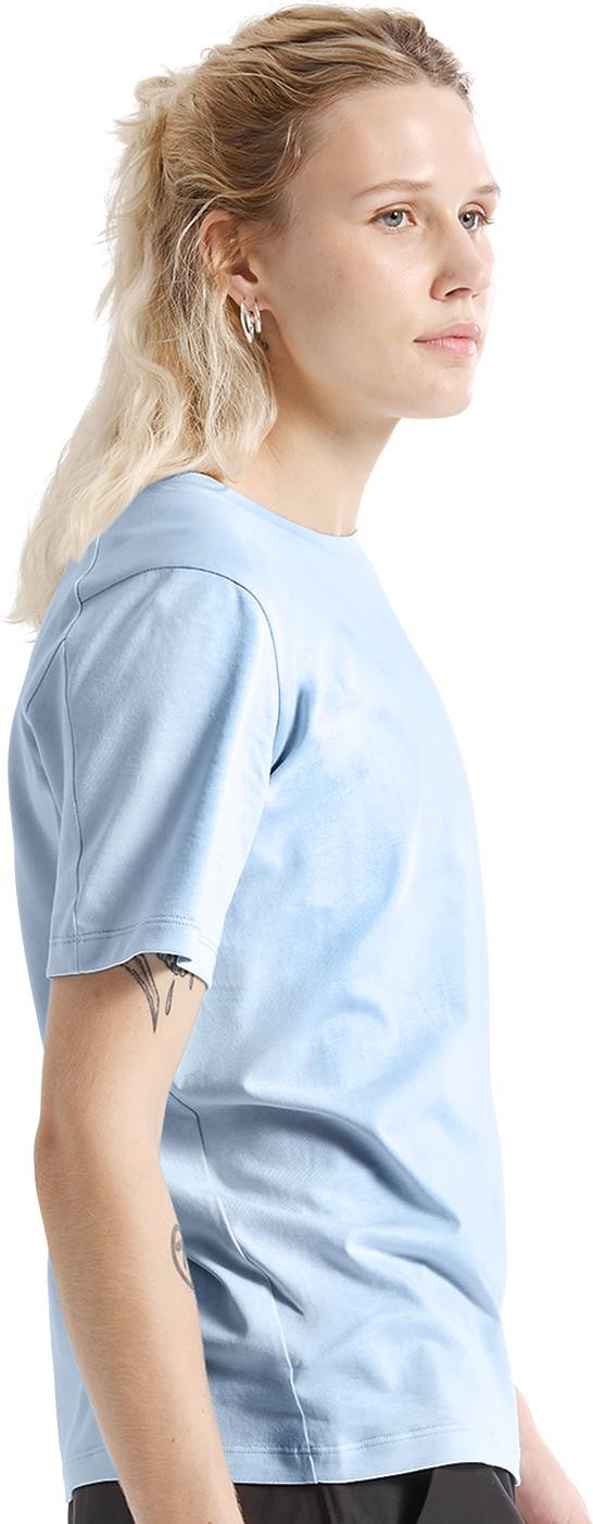 Kragg SL Cotton Emblem Crew SS - Womens - alpine blue 1