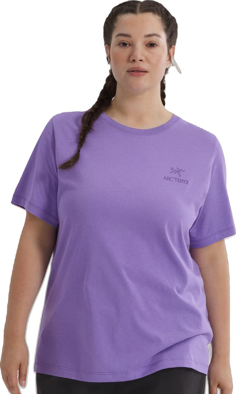Kragg SL Cotton Emblem Crew SS - Womens - aster 1