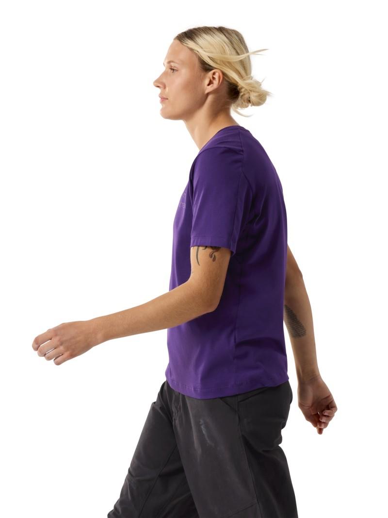 Kragg SL Cotton Emblem Crew SS - Womens - azalea 1