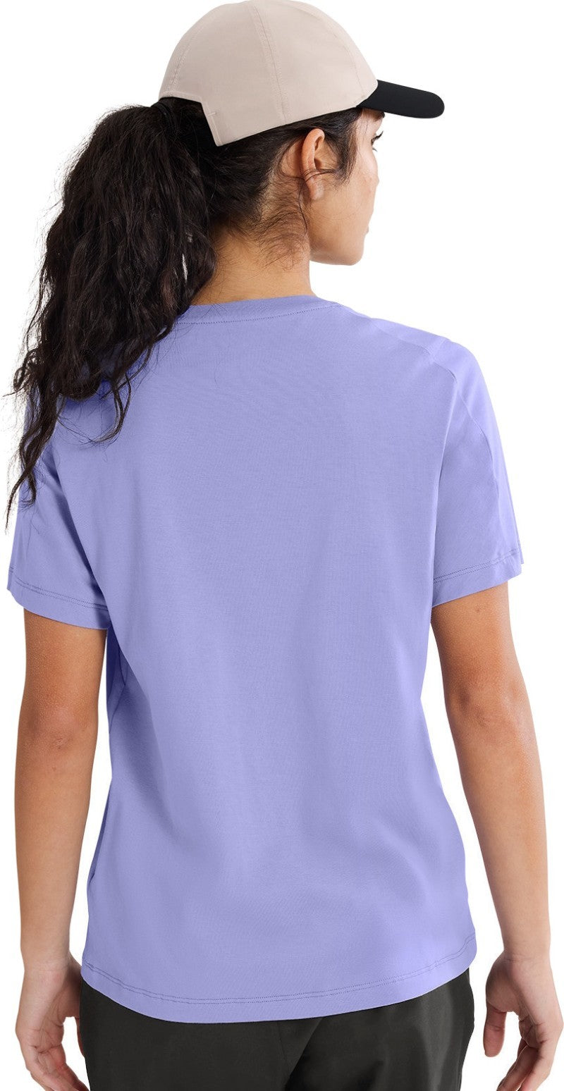 Kragg SL Cotton Emblem Crew SS - Womens - moonstone 1