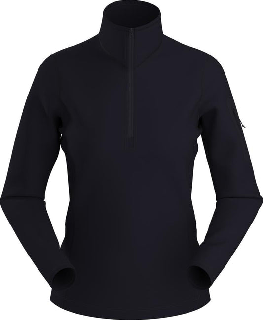 Kyanite Baselayer Zip Neck - Womens - black 1