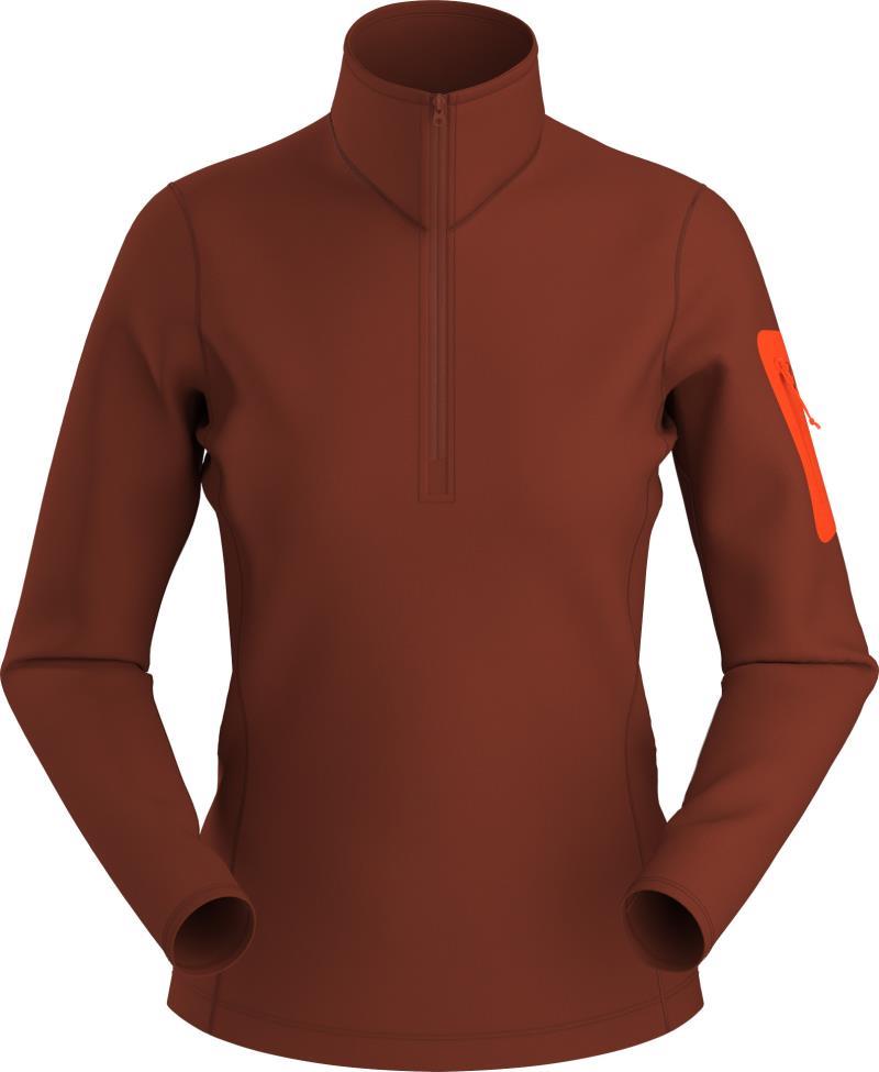 Kyanite Baselayer Zip Neck - Womens - sequoia / solaris 1