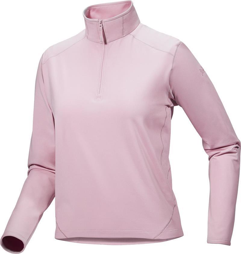 Kyanite Lightweight Zip Neck - Womens - Alpine Rose 1