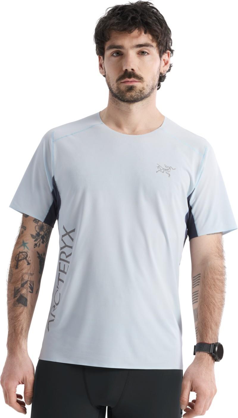 Norvan Downword Logo SS - Mens - alpine blue / dark stratus 1