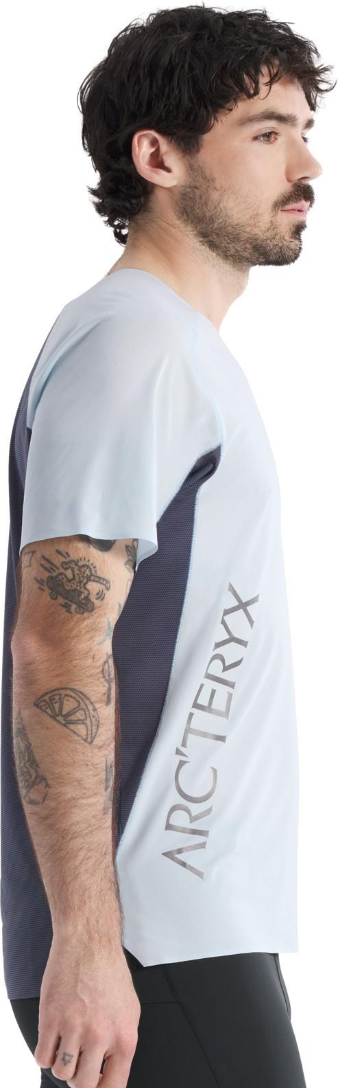 Norvan Downword Logo SS - Mens - alpine blue / dark stratus 1